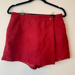 Red Velvet Skort